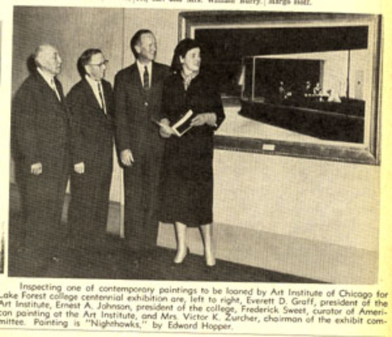 Art Institute loans paintings to Lake Forest College