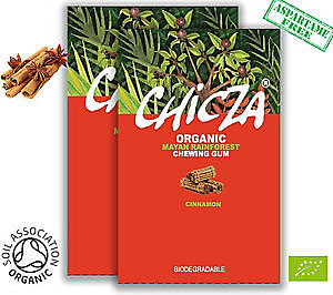 Goma de mascar organica mexicana