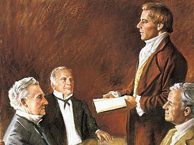 Joseph Smith starts preaching Mormon