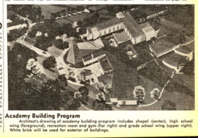 Construction at Academy of the Sacred Heart and Barat College