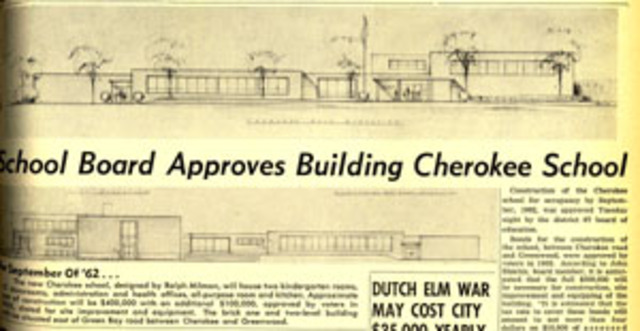 Cherokee School dedication ceremony