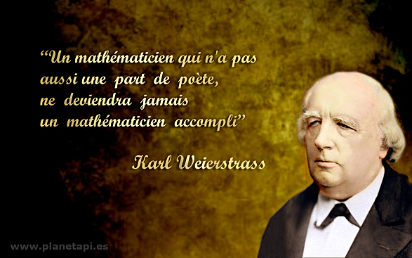 Karl Weierstrass Matemático alemán (1815-1897)