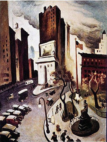 "New York, Early Twenties" by Thomas Hart Benton