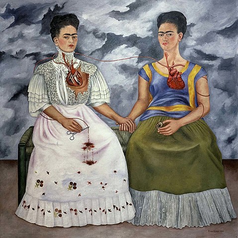 "The Two Fridas" by Frida Kahlo