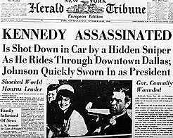 President Kennedy is Assassinated