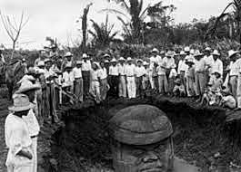 when they made the Olmec head