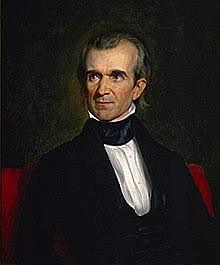 James K. Polk firme creyente de las ideas expansionistas arribo a la presidencia de los Estados Unidos.