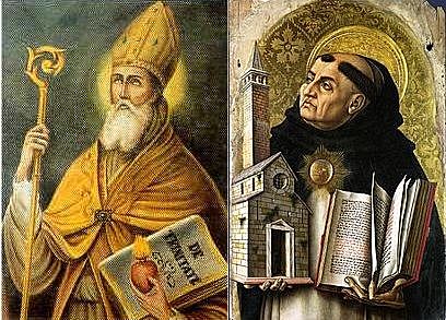 SAN AGUSTÍN Y SANTO TOMAS DE AQUÍNO (TEOLOGÍA)