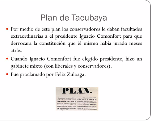 PLAN DE TACUBAYA