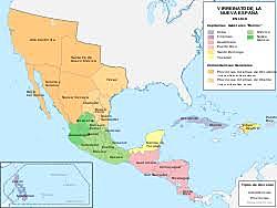 Durante el periodo presidencial de Vicente Guerrero, cerca de 3000 soldados y oficiales españoles desembarcaron en territorio mexicano