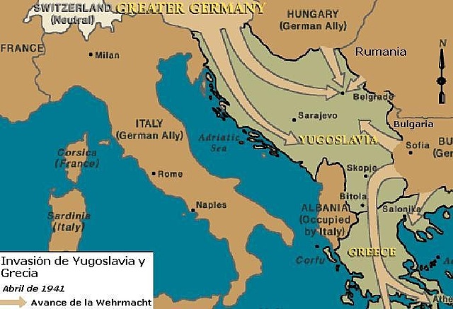 Invasión de Yugoslavia y Grecia