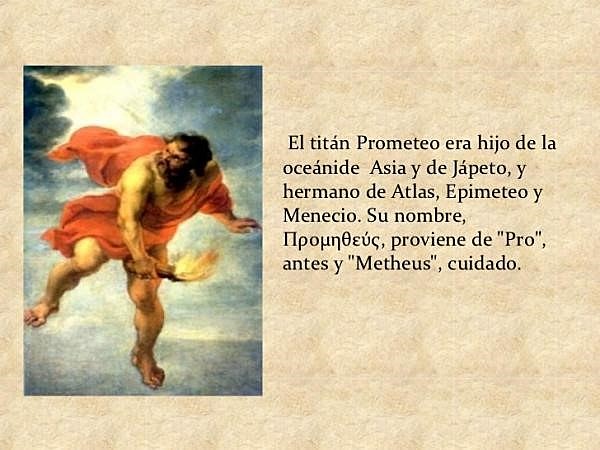 El mito de Prometeo. 525 a 456 a. C