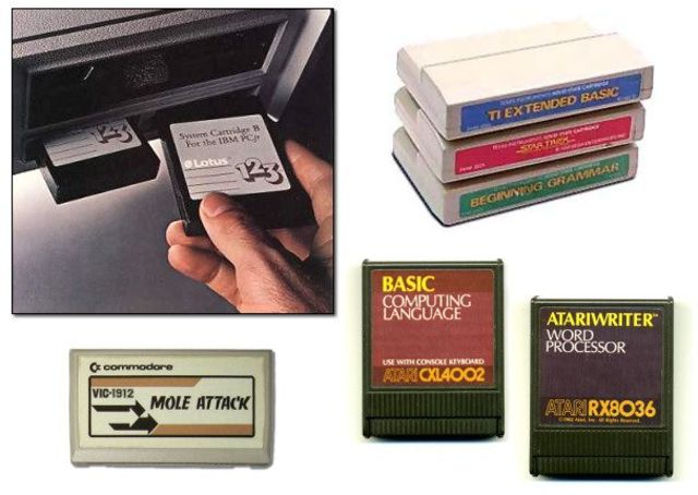 Cartucho de memoria sólo de lectura.