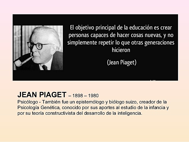 Jean Piaget- TEORIA DEL APRENDIZAJE SIGNIFICATIVO