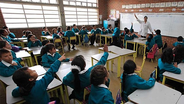 La educación en el colegio