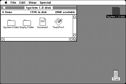 Mac OS System 1.0