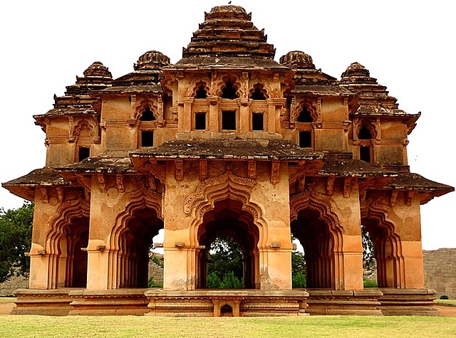 Lotus Mahal was built in Hampi