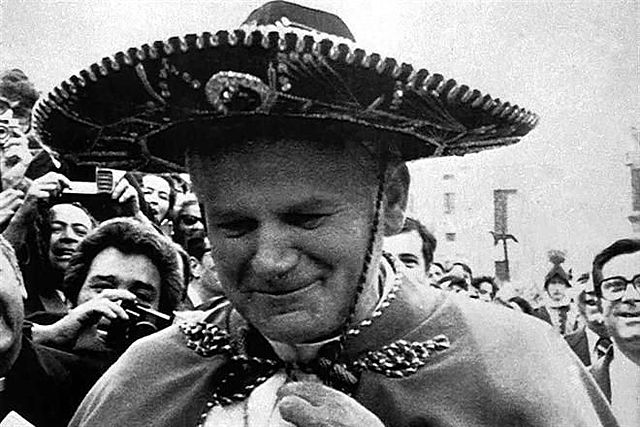 En enero de 1979, hubo la visita del papa Juan Pablo II