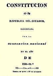 CONSTITUCIÓN DE 1835