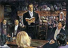Joseph Smith starts to preach Mormon ideas