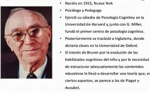 JEROME BRUMER(1915- 2016). CONSTRUCTIVISTA