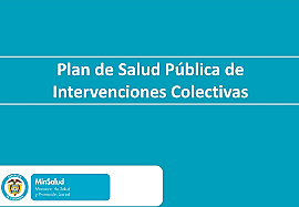 Planes De Intervenciones Colectivas (P.I.C)