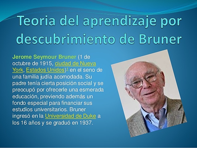 APRENDIZAJE POR DESCUBRIMIENTO. J. BRUNER