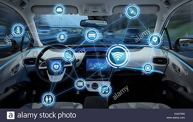 Tecnológico. Carros inteligentes.