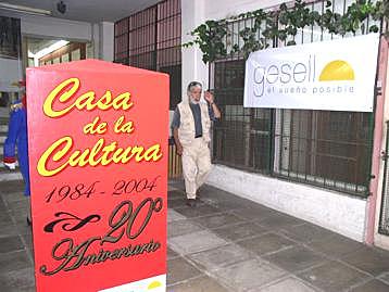 Inauguración de la Casa de la Cultura