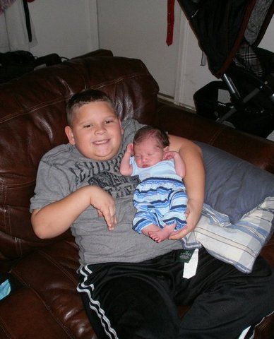 Baby Bro Caden was born