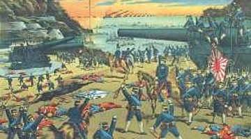 Начало осады порт-Артура