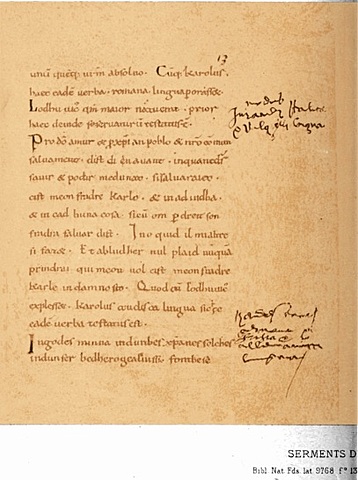 Les serments de Strasbourg