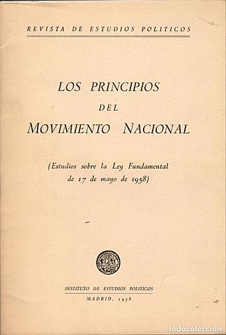 LEY DE PRINCIPIOS DEL MOVIMIENTO NACIONAL