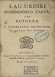 Sarako Joanes Etxeberriren lanak: