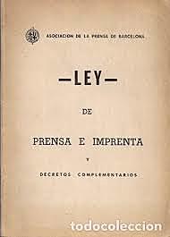 LEY DE PRENSA