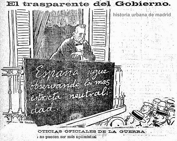 España neutral en la Guerra Mundial.