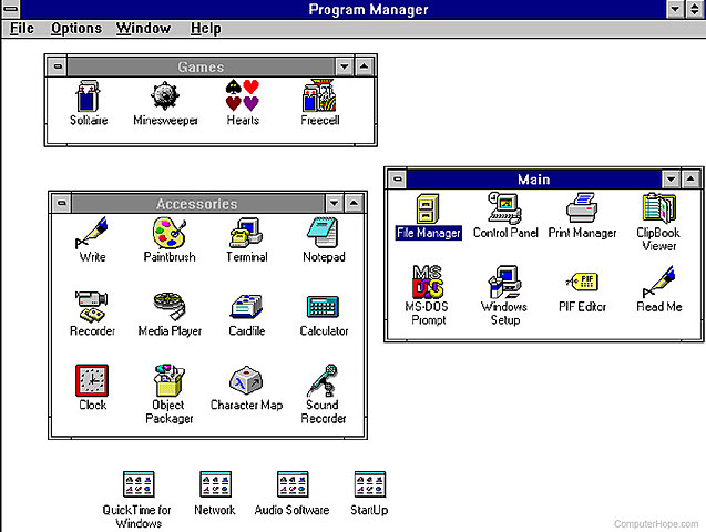 Lanzamiento Windows 3.0 / 3.1
