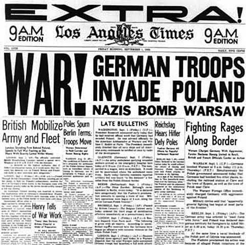 Francia y el Reino Unido declaran la guerra a Alemania