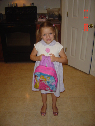 First day of kindergarten at Webster in St. Augustine