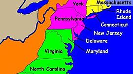Timeline: 13 colonies