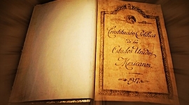 Timeline: Constituciones Políticas de México.