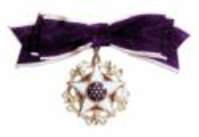 Helen receives the Presidential Medal of Freedom, the nation's highest civilian award, from President Lyndon Baines Johnson