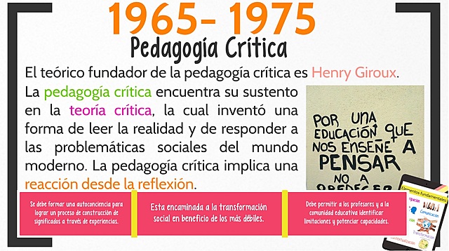 PEDAGOGÍA CRÍTICA