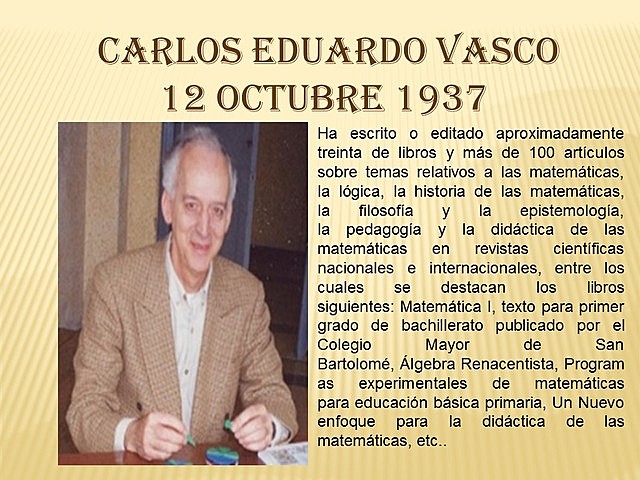 CARLOS EDUARDO VASCO