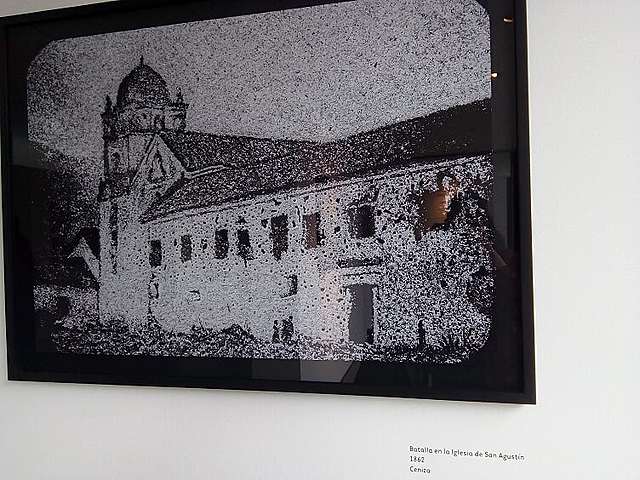 Batalla en la iglesia de San Agustín.