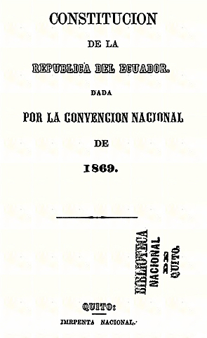 CONSTITUCIÓN DE 1869