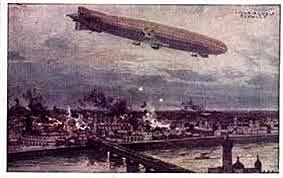 First Zeppelin raid on London