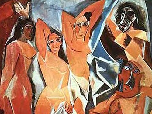 "Les demoiselles d'Avignon" by Pablo Picasso