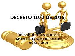 Decreto 1072 de 2015.