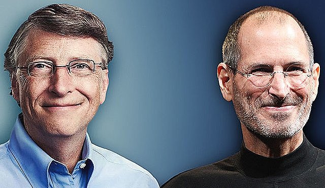 BILL GATES Y STEVENS JOBS